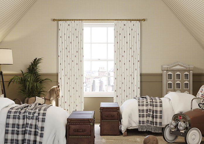 Kings Breakfast, Mini Kingsmen - Made to Measure Curtains - Image 3